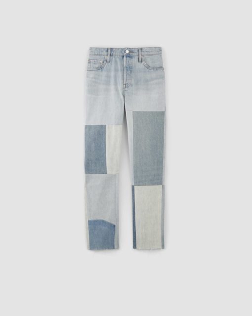 Alternative view of The '90s Cheeky® Mended Jean | Patched Indigo | 28.5 Inseam