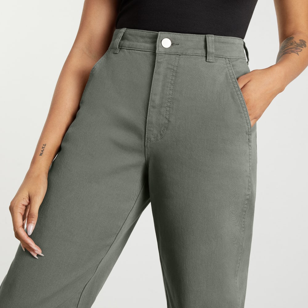 The Utility Barrel Pant | Pewter Green | Tall - Image 6