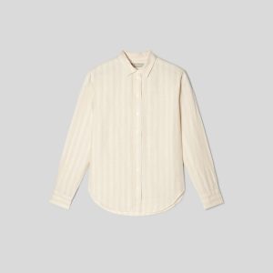 Alternative view of The Must-Have Shirt in Linen | Brazilian Sand / Canvas Tan
