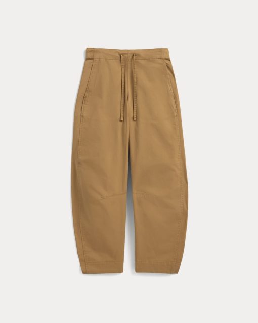 Alternative view of The Easy Barrel Pant | Oak Brown