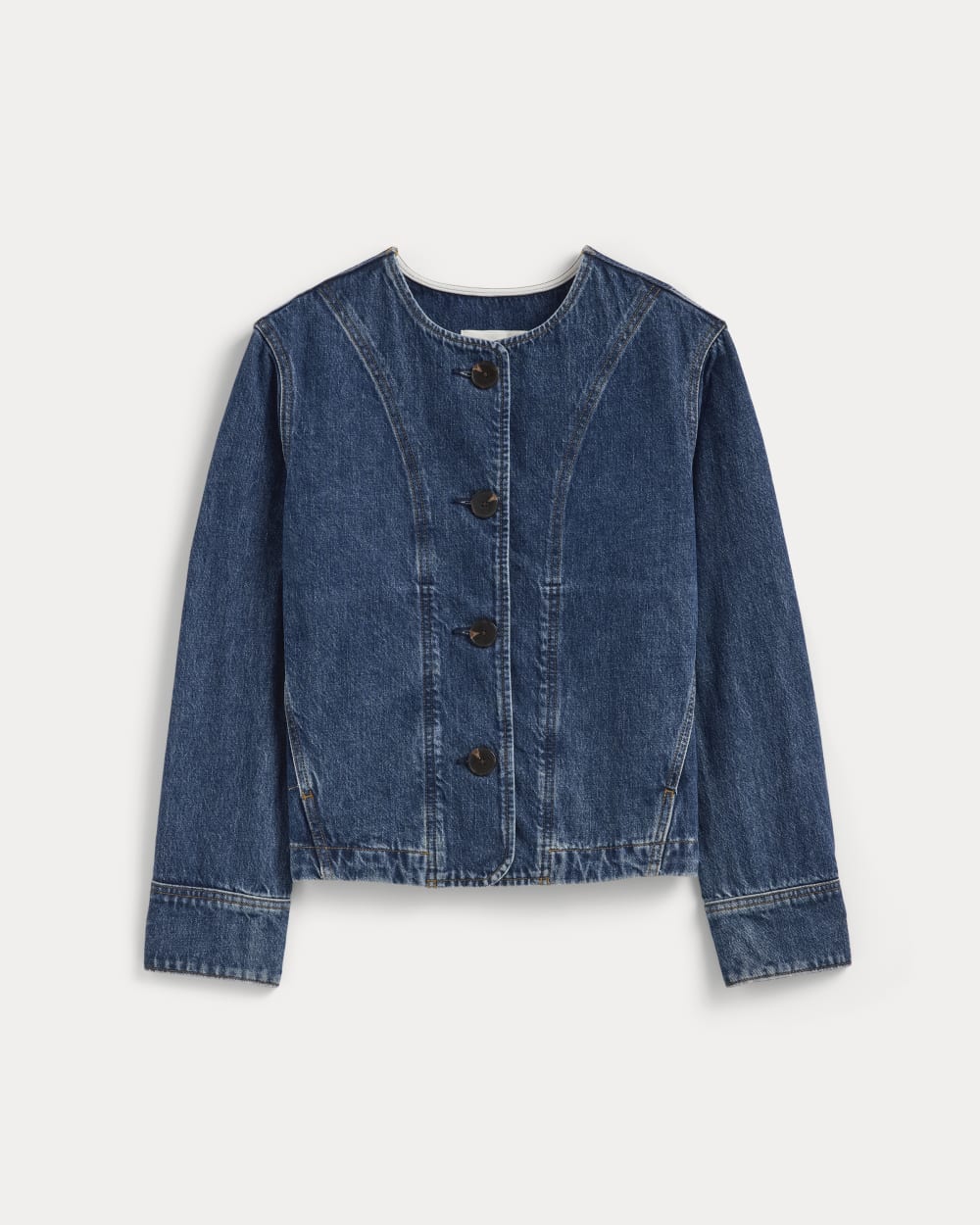 The Denim Barrel Jacket | Deep Atlantic - Image 2