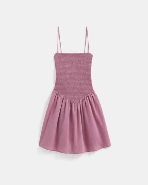 Alternative view of Gauze Smocked Mini Dress | Heather Rose