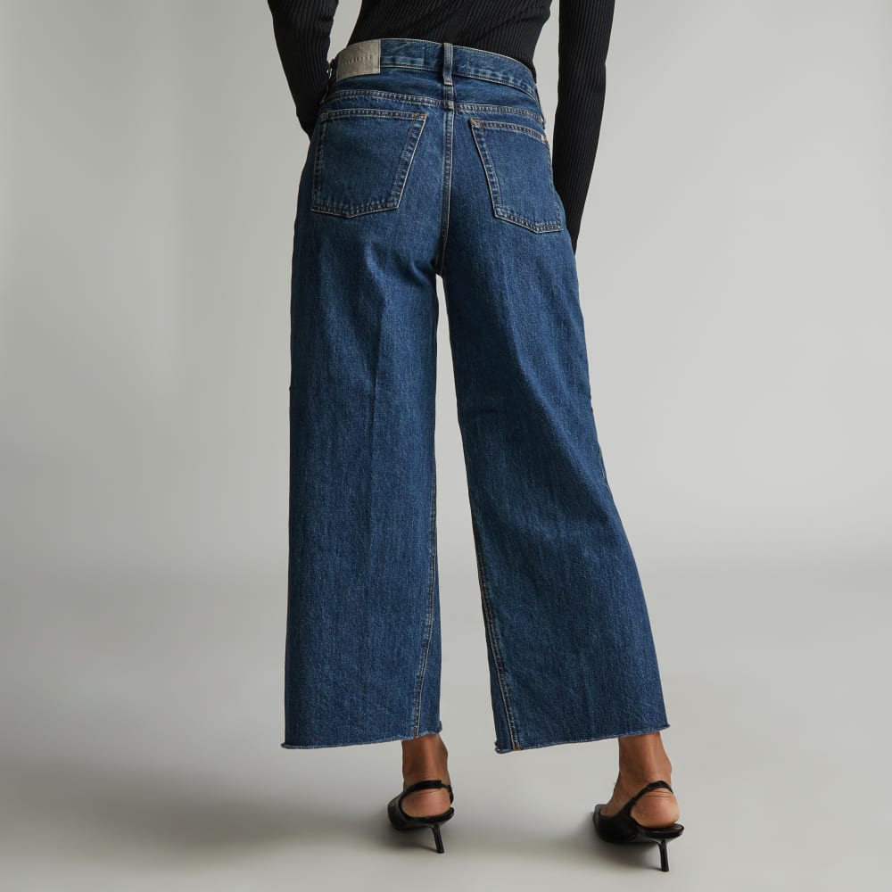 The Way-Wide Crop Jean | Iznik Ink - Image 8