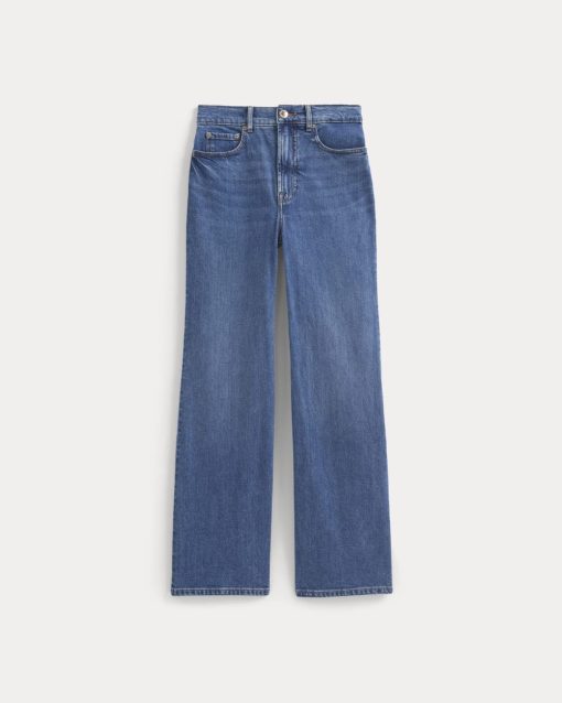 Alternative view of The Way-High® Sailor Jean 2.0 | Medium Indigo | 29.5 Inseam