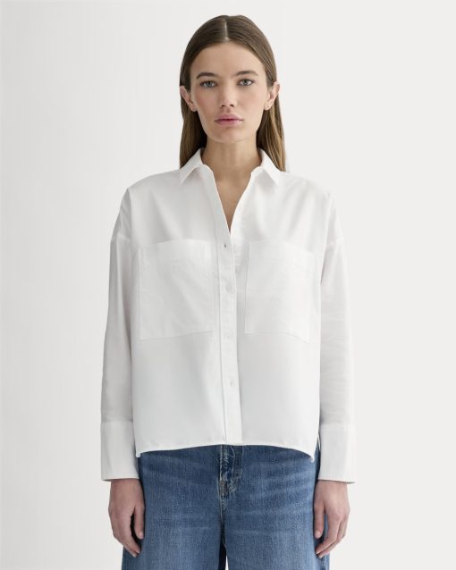 The Boxy Oxford | White