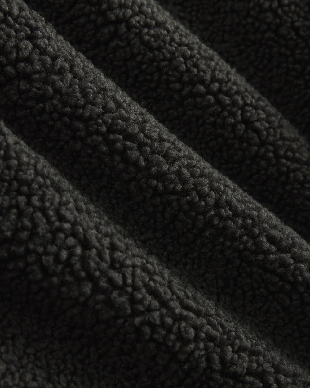 Reversible Teddy Jacket | Black - Image 6