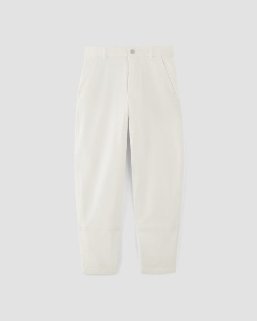 Alternative view of The Utility Barrel Pant | Bone | Regular