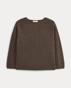 Alternative view of Lush Cashmere Boatneck Sweater | Raven