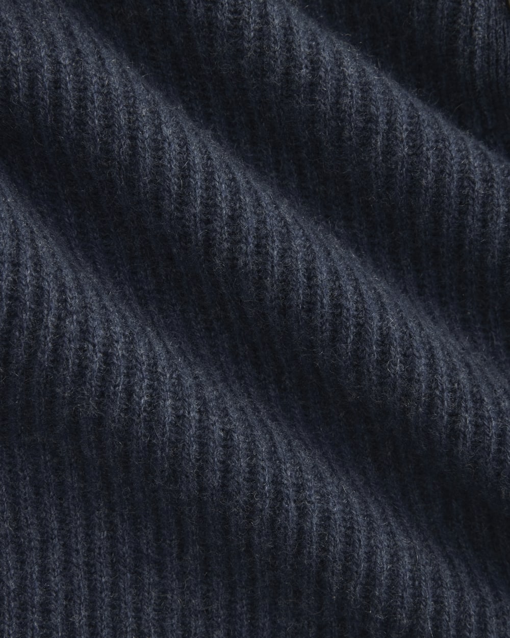 The Cocoon Henley in Wool Cashmere | Indigo - Image 6
