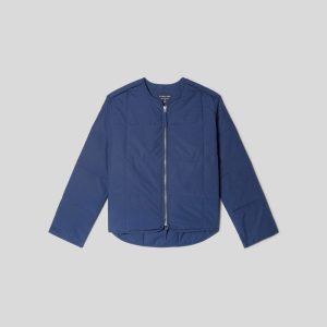 Alternative view of The Quilted Cotton Liner | Navy