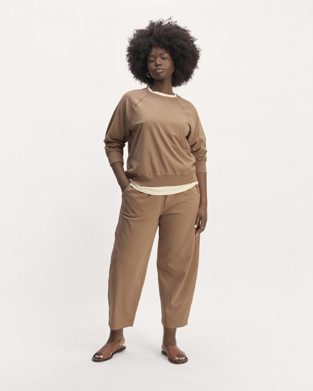 The Off-Duty Long-Sleeve Tee | Chanterelle - Image 3