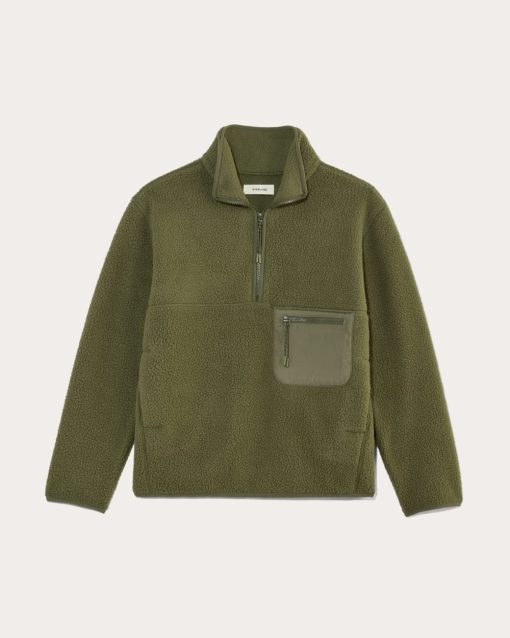 Alternative view of The ReNew Fleece Oversized Half-Zip | Kalamata