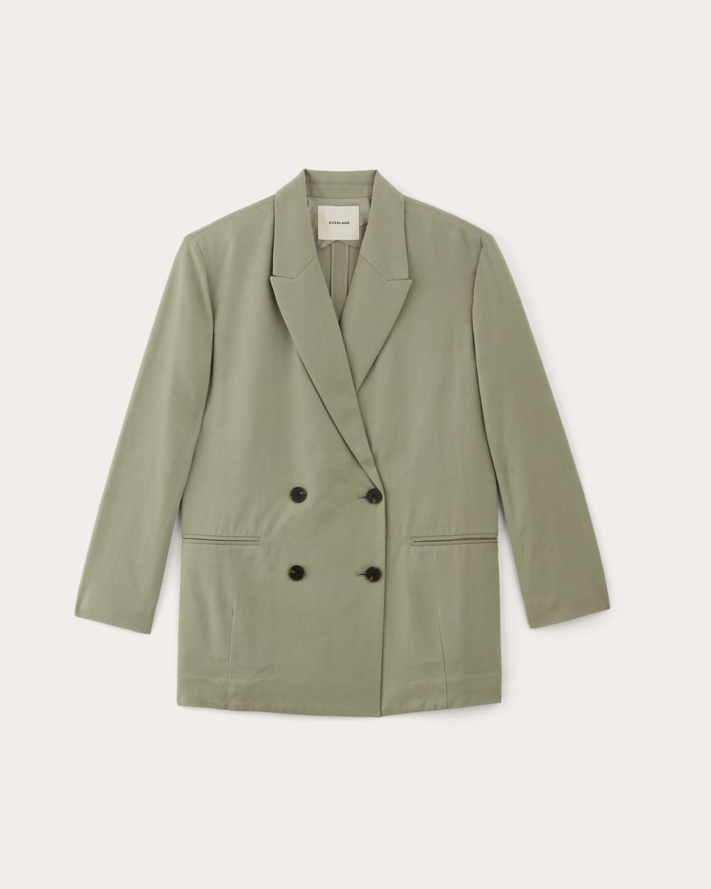 The Double-Breasted Blazer in Buttersmooth | Seagrass - Image 2