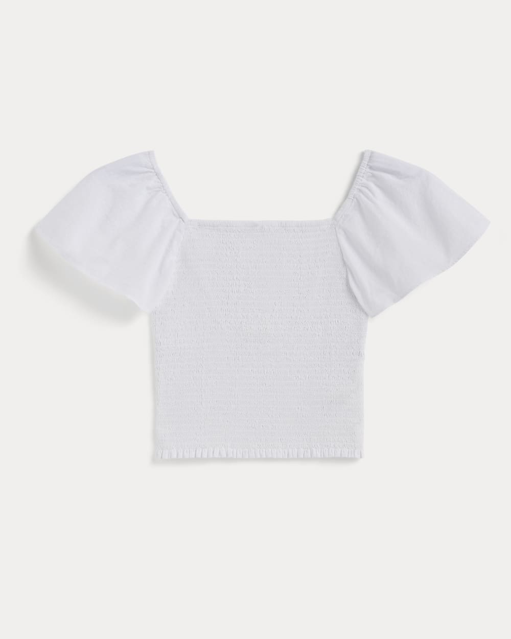 The Gauze Smocked Top | White - Image 2