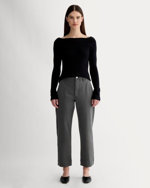The Utility Straight-Leg Pant | Graphite | 26.5 Inseam