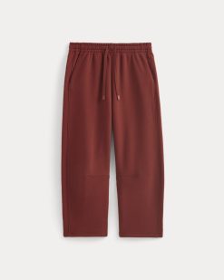 Alternative view of Luxe Fleece Barrel Sweatpant | Merlot