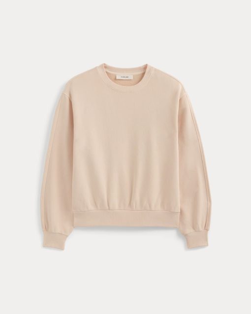 Alternative view of Lightweight Terry Blouson Crew | Pale Peach