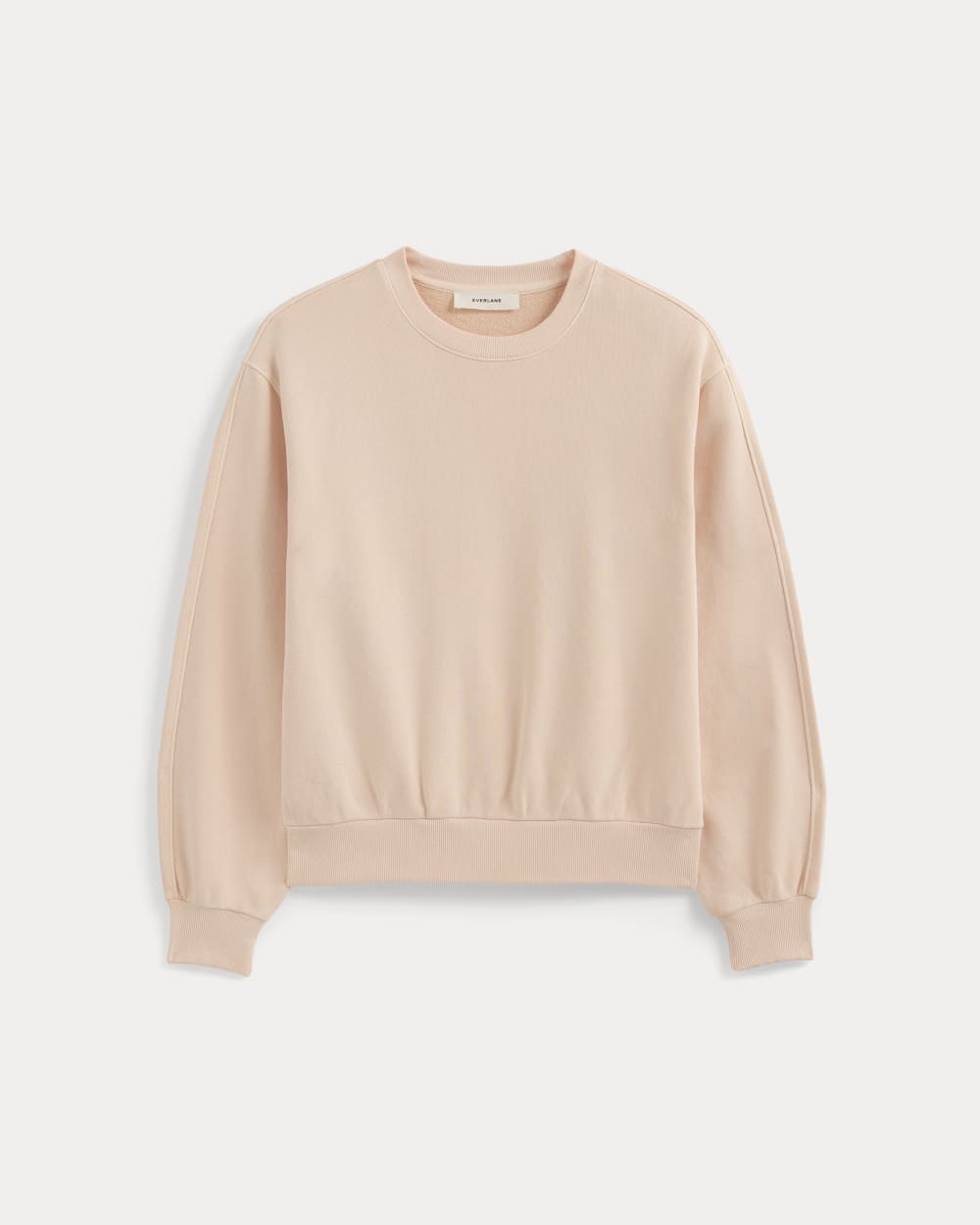 Lightweight Terry Blouson Crew | Pale Peach - Image 2