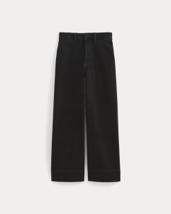 Alternative view of The Mariner Cropped Jean | Black