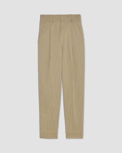 Alternative view of The Draper Tapered Pant in Buttersmooth | Cornstalk / Black