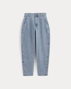 Alternative view of The Utility Barrel Jean | Light Indigo | Regular