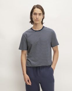 The Essential Organic Crew |  Navy / Bone