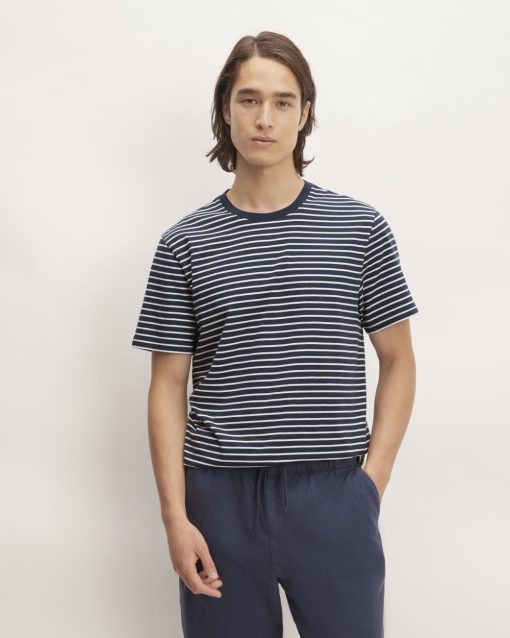 The Essential Organic Crew |  Navy / Bone