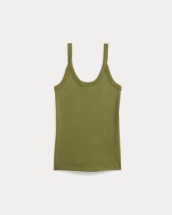 Alternative view of Soft Stretch U-Neck Tank | Mayfly