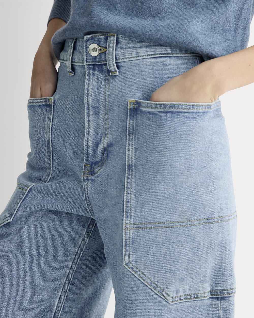 The Way-High® Gardener Cropped Jean | Shallow Beach - Image 4