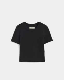 Alternative view of The '90s Rib Tee | Black