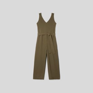 Alternative view of The City Stripe Draped Jumpsuit | Beech