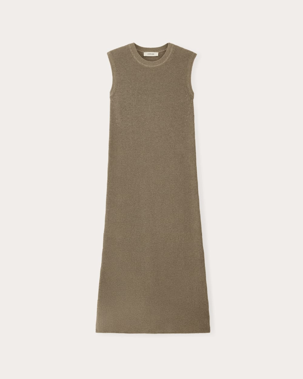 The Midi Dress in Everyday Cotton | Heather Taupe - Image 2