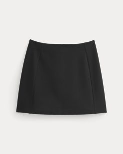 Alternative view of Ponte Mini Skirt | Black