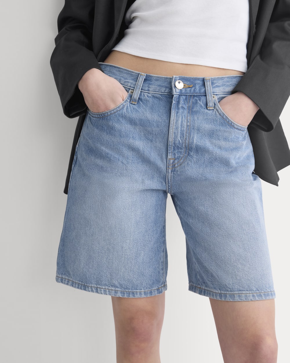 Loose Jean Short | Light Wash - Image 4