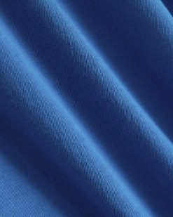 Alternative view of The Box-Cut Tee in Essential Cotton | Imperial Blue | Pocket