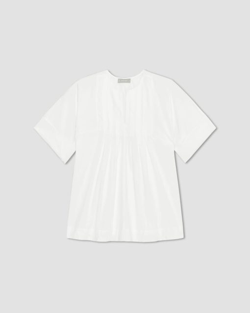 Alternative view of The Poplin Tunic | White