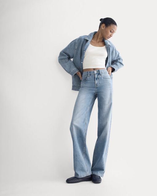 The Column Jean | Vintage Light Indigo | 33 Inseam