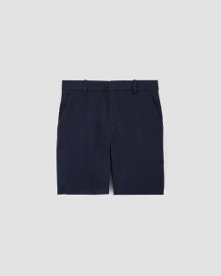 Alternative view of The 7 Linen Trouser Short | Navy