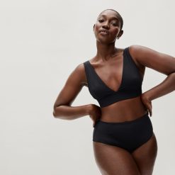 Alternative view of The Triangle Bikini Top | Black