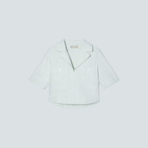 The Oxford Popover | Apricot Tan / Spray
