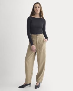 Patch Pocket Ballon Pant in Buttersoft | Chinchilla