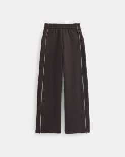 Alternative view of Luxe Fleece Track Pant | Dark Chocolate