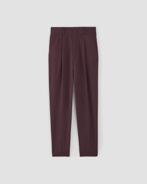 Alternative view of The Japanese GoWeave Way-High® Tapered Pant | Burgundy
