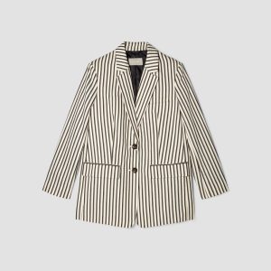 Alternative view of The Oversized Blazer in Buttersmooth | Ombre Stripe