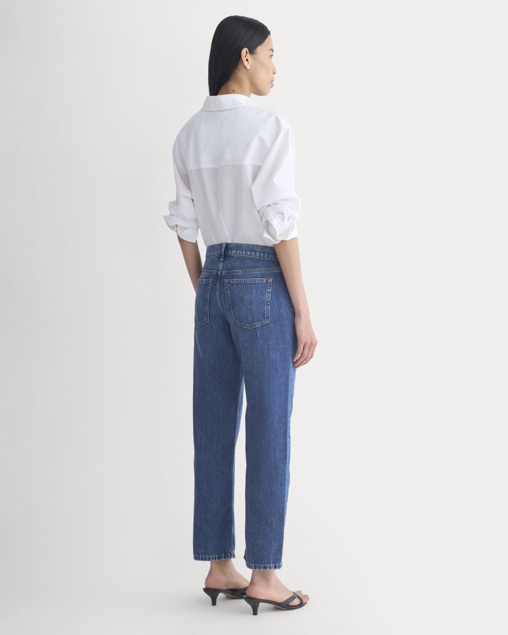 Low-Rise Straight Jean | Dark Indigo - Image 6