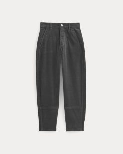 Alternative view of The Utility Barrel in Corduroy | Graphite