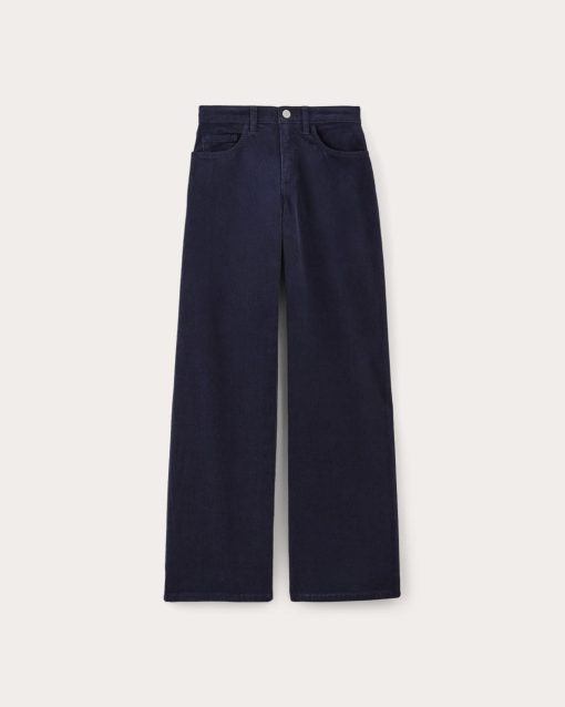Alternative view of The Mid-Way Pant in Corduroy | Navy