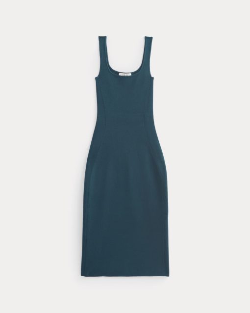 Alternative view of Knit Square-Neck Midi Dress | Reflecting Pond