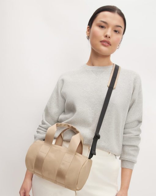 Alternative view of The Recycled Nylon Crossbody | Khaki