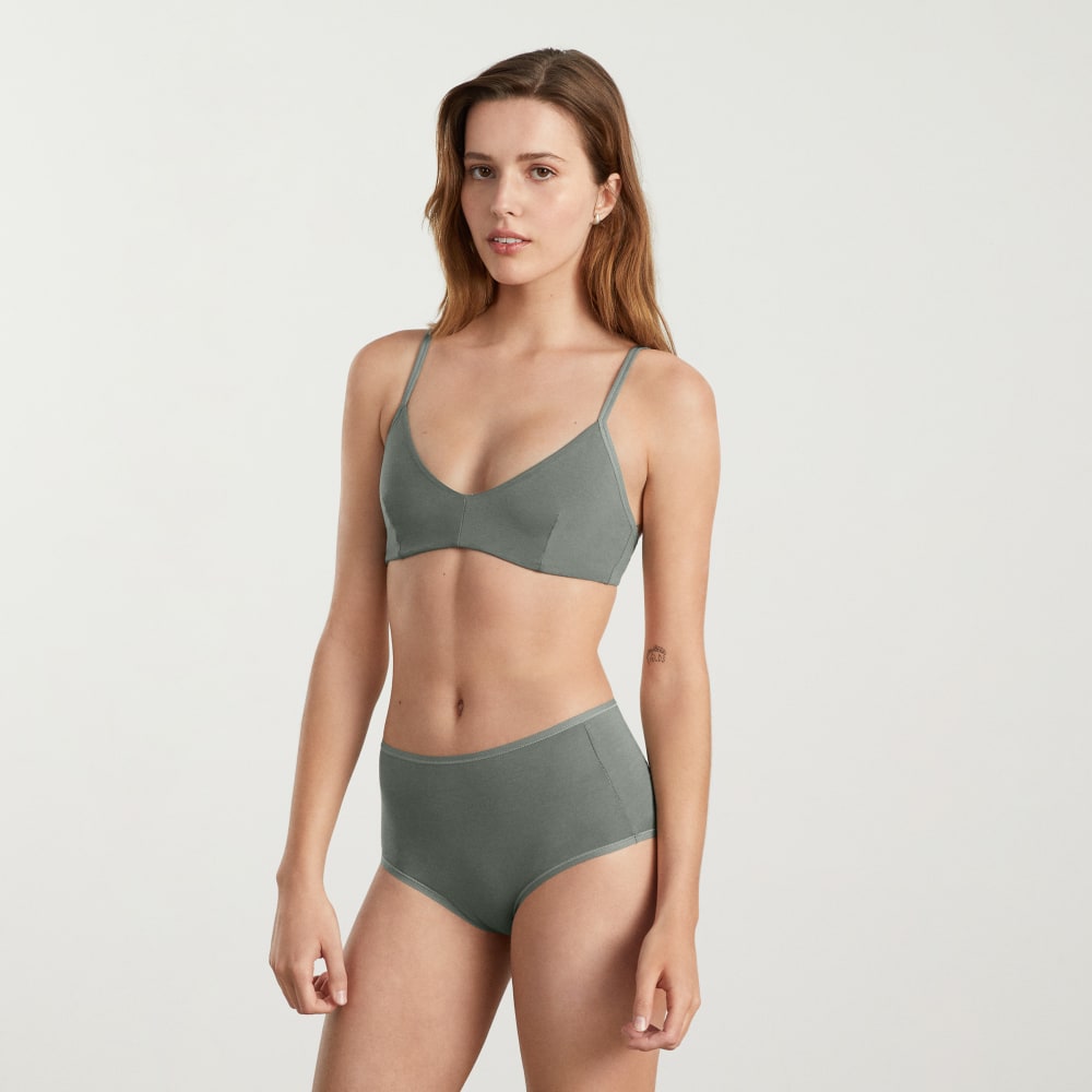 The Cotton Bralette | Dark Sage - Image 5